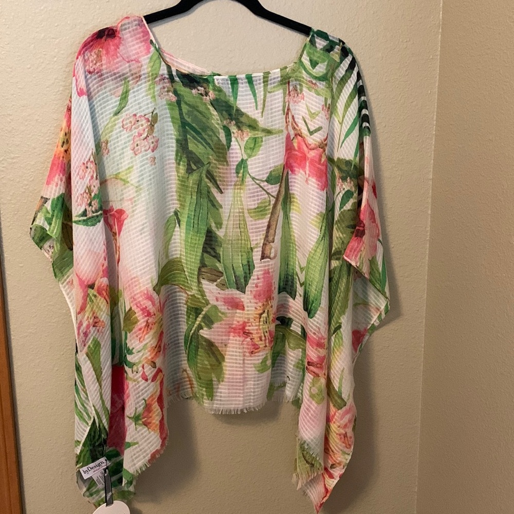 Poncho Top - Tropical Bliss